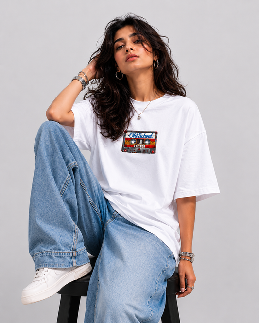 Retro-Old School-Unisex Oversized T-Shirt