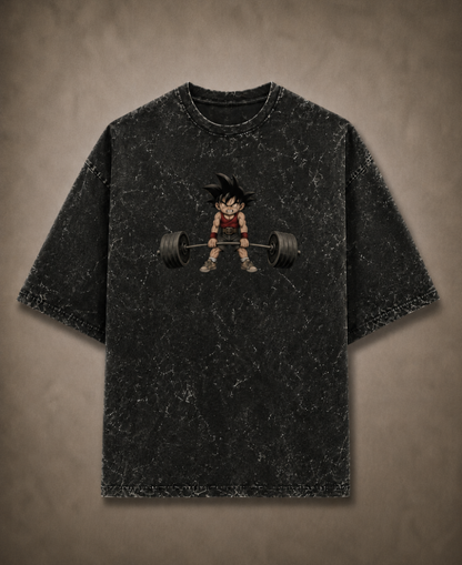 Built Different - Acid Washed Oversized Tee