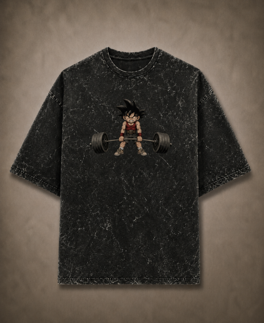 Built Different - Acid Washed Oversized Tee