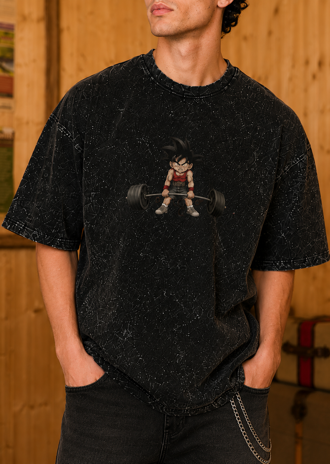 Built Different - Acid Washed Oversized Tee