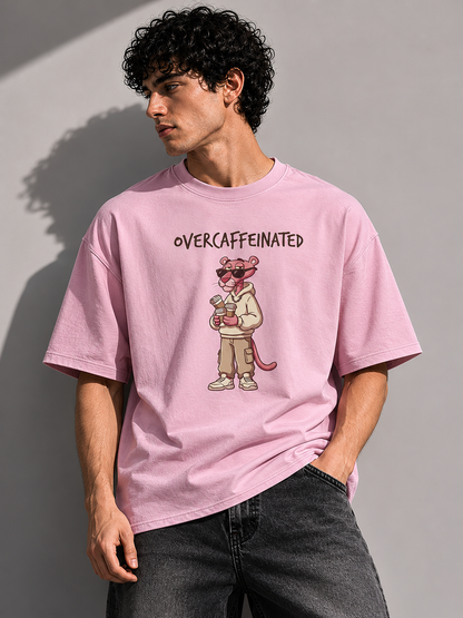 Overcaffeinated Panther - Oversized T-Shirt