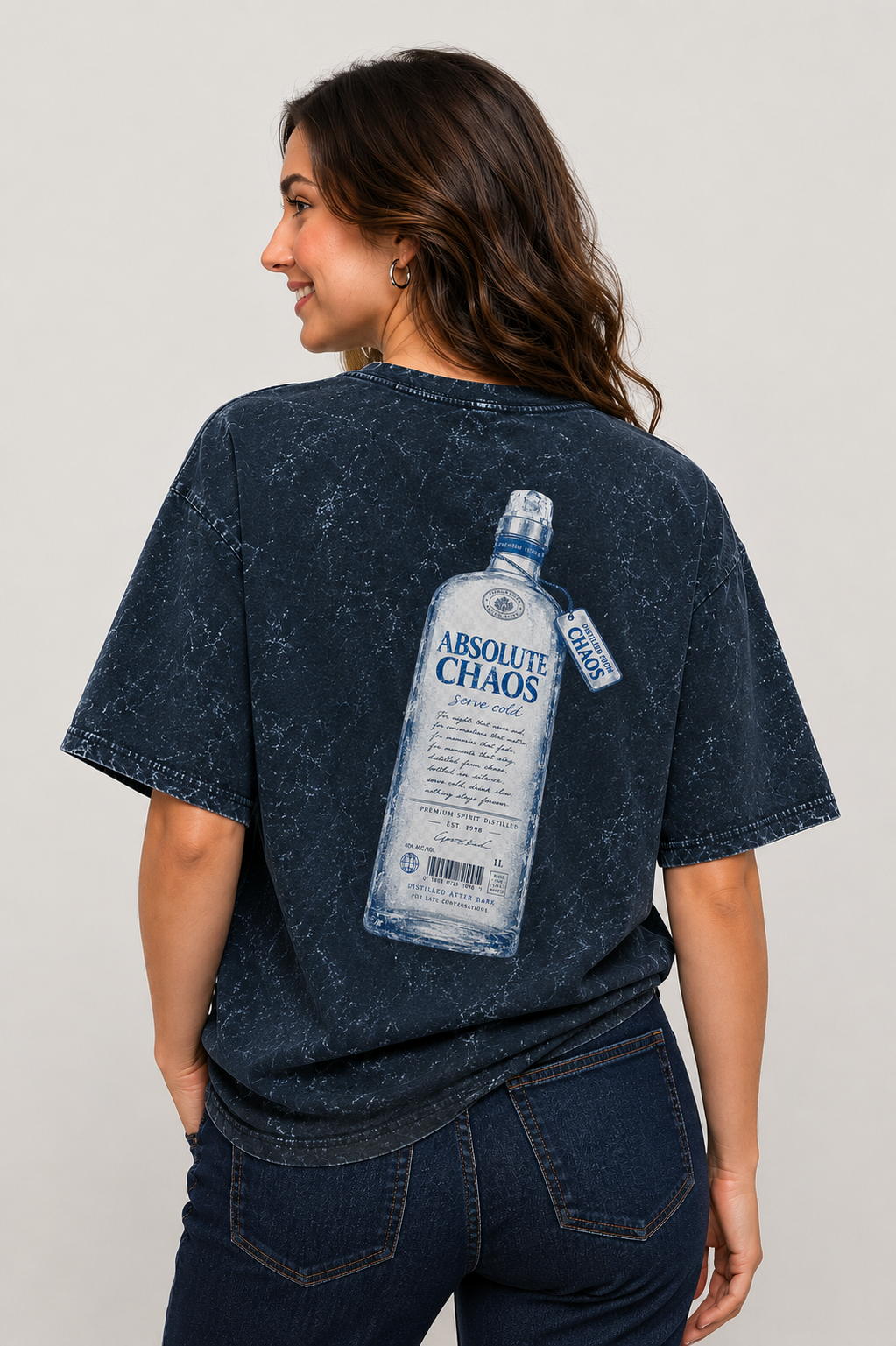 Absolute Chaos - Acid Washed Oversized Tee