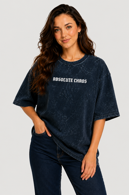 Absolute Chaos - Acid Washed Oversized Tee