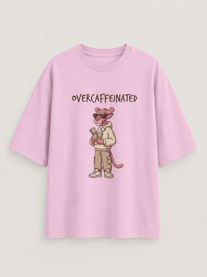 Overcaffeinated Panther - Oversized T-Shirt