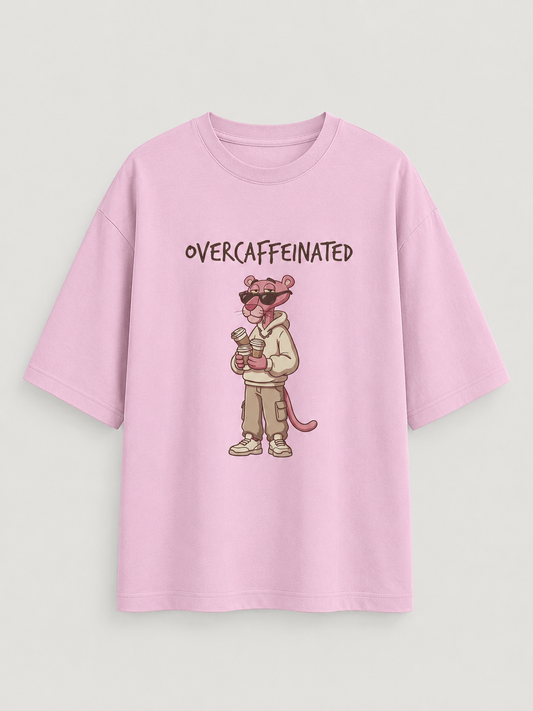 Overcaffeinated Panther - Oversized T-Shirt