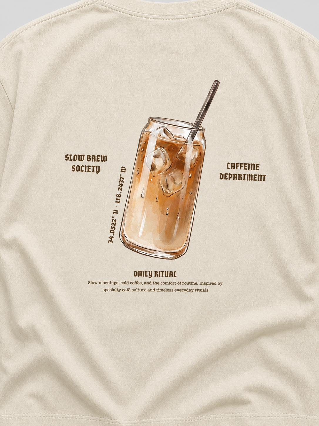 Slow Brew Society - Oversized T-Shirt